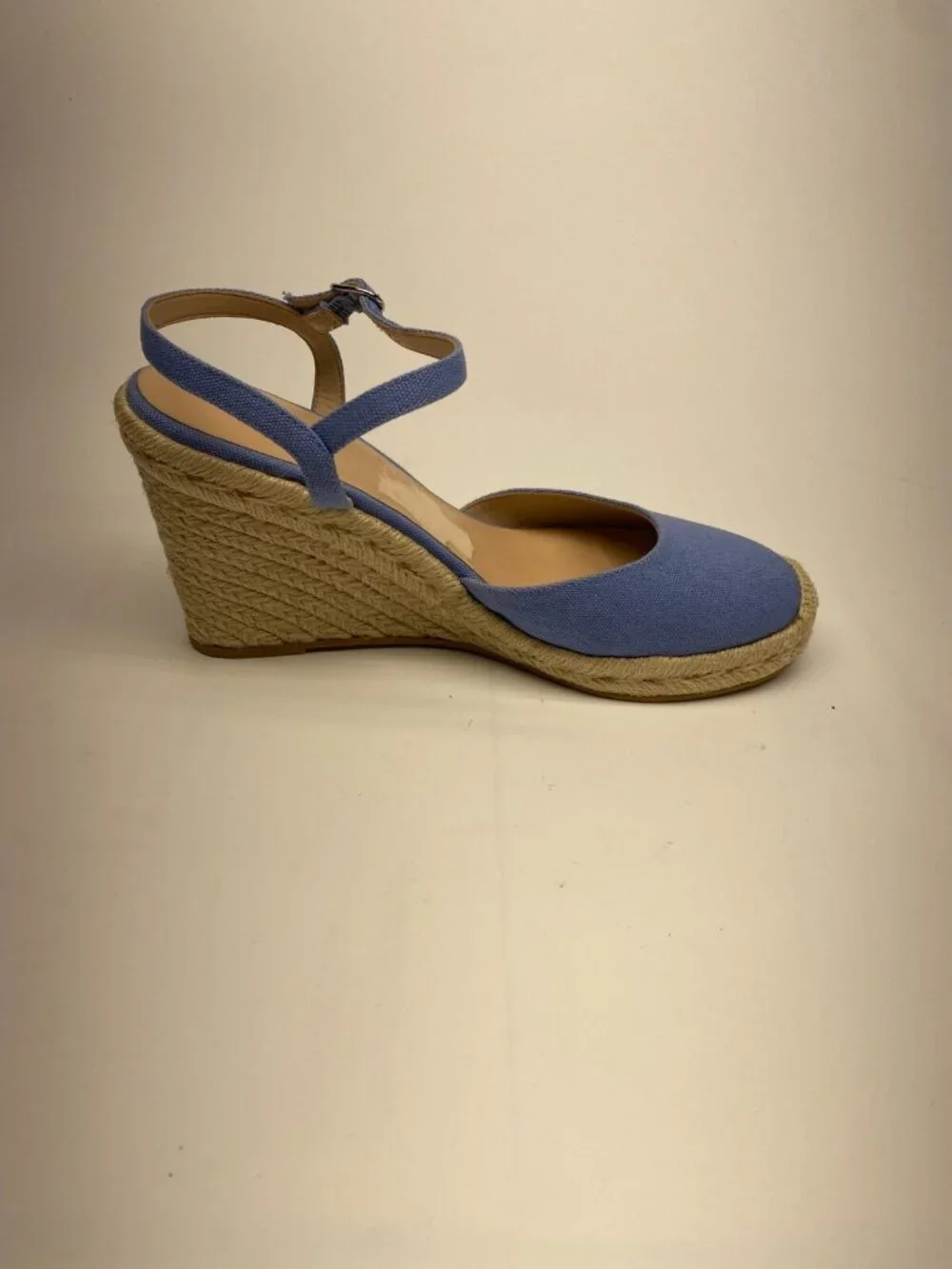 Staurat Weitzman Womens Mykonos Close Toe Espadrille Wedge Sandal Sz 9.5